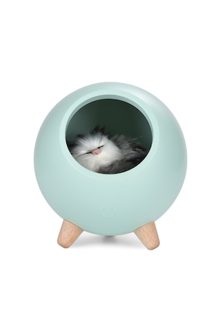 Symbee Evcil Hayvanlar İçin Silikon Ahşap Ambiyans Lambası - 3 Renk Seçeneği, Usb Şarjlı, 1.2w, 325g Diğer