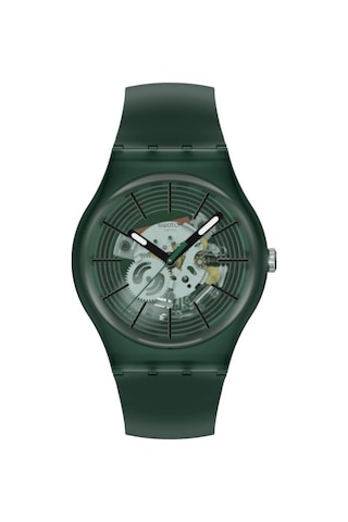 So29g111 Swatch Revealed İn The Forest Unisex Kol Saati So29g111 Siyah