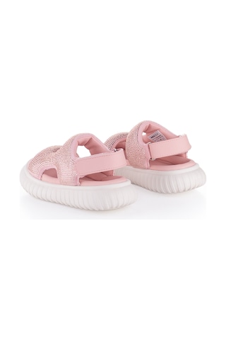 Kız Çocuk Taşlı Rahat Sandalet 26y845 Pembe