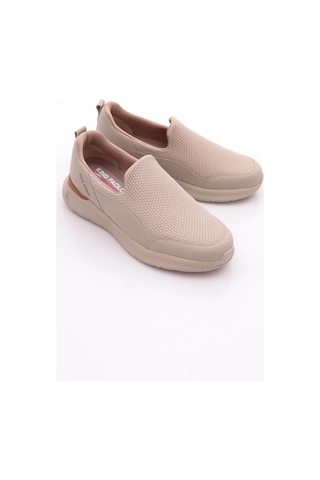 King Paolo H1255 Erkek Walk Slip Krakers Spor Ayakkabı Bej