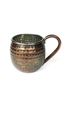 Shark Anatolia Luna Petekli Bakır Kupa Bardak Mug
