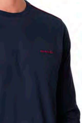 Pierre Cardin 6099 Erkek Uzun Kollu Bisiklet Yaka Pijama Takımı-lacivert Lacivert