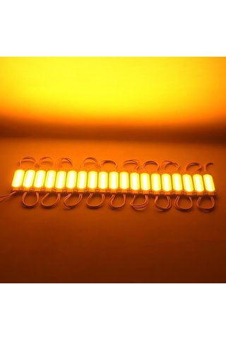 Powermaster 12 Volt 2 Watt Sarı Modül Led 68x16 Mm Diğer