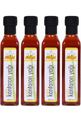 Bayvital Sarı Kantaron Yağı 4 x 250 ML