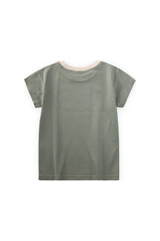 Cigit Palmiye Baskılı T-shırt 2-8 Yaş Yeşil Yeşil