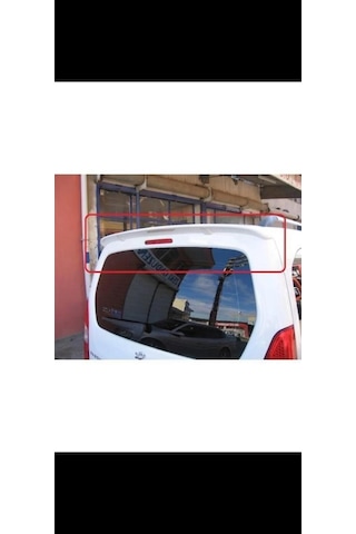 Türkmen Citroën Berlingo 2019 Uyumlu Anatomik Bagaj Üstü Spoiler