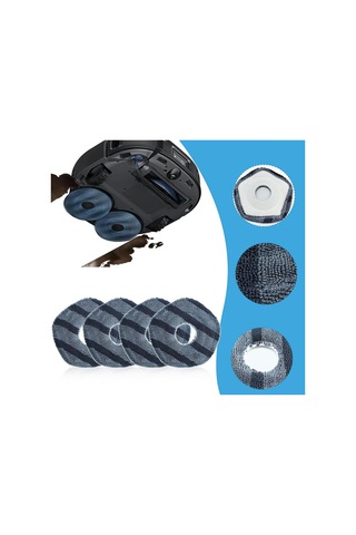 Xurunkeji Eufy X10 Pro Omni Robot Süpürge Ana Yan Fırça Hepa Filtre Paspas Bezi Toz Torbaları Yedek Parçaları