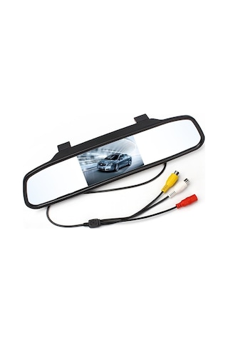 Kingvox 4.3" Ayna Monitör + Araç Geri Görüş Park Kamerası N11.259