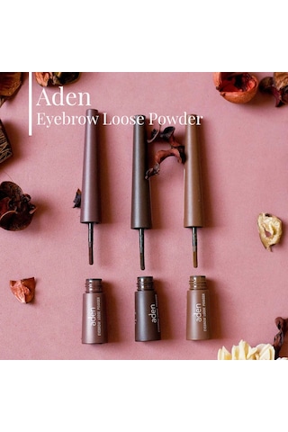 Aden Eyebrow Loose Powder - Kaş Pudrası 01 Light Brown Açık Kahverengi 0