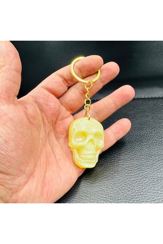 Kuru Kafa Toz Kehribar Anahtarlık Hcz-model Tvgds