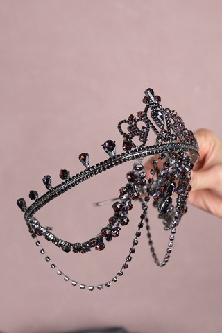 FdayAksesuar En Güzel Gelinlere Özel Hürrem Saçaklı Alınlık Gelin Kına Tacı FRDY31633