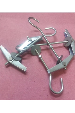 Alçıpan Dübeli Kancalı Metal  8 ADET Boşluk Dübeli  Paraşüt Dübel