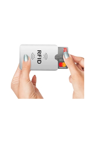 Manyetik Kredi Kartı Koruyucu Temassız Engelleyici Rfid Alüminyum N11.3036