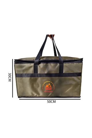 40 Lt Soğutucu Çanta Termos Piknik & Kamp Çantası Isı Yalıtımlı Yeşil