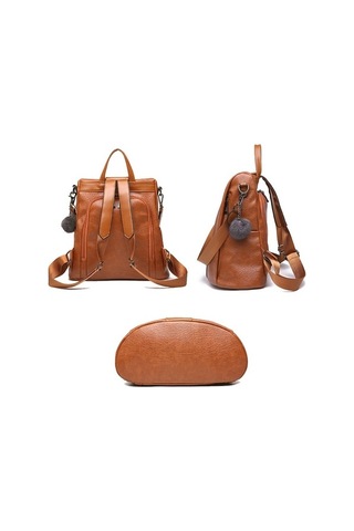 Tongxida Tfz468 Vintage Çanta Bayan Sırt Çantası Haki Haki