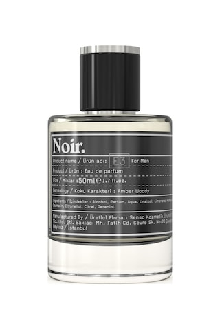 Noir E3 Erkek Parfüm EDP  50 ML