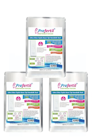 Ultra Erken Gebelik/hamilelik Kaset Test - 3 Paket 9 Test
