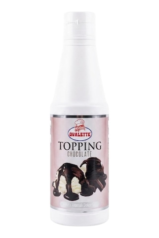 Topping Çikolatalı Sos 1 Kg Waffle, Pancake, Tatlı Ve İçecekler İçin Yoğun Çikolata Aromalı Topping