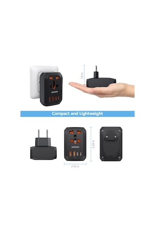 Joyjadehub Evrensel Dönüştürme Fişi, Typc-c Arayüzü, Evrensel