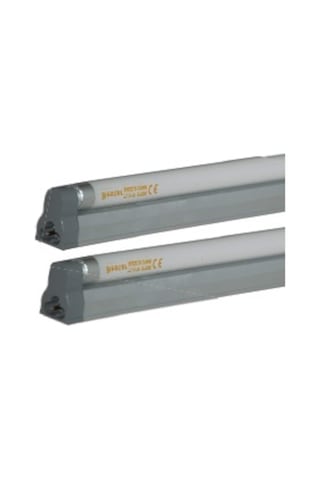 T5 Bant Armatür 1X14W Elektronik Balastlı Antrasit