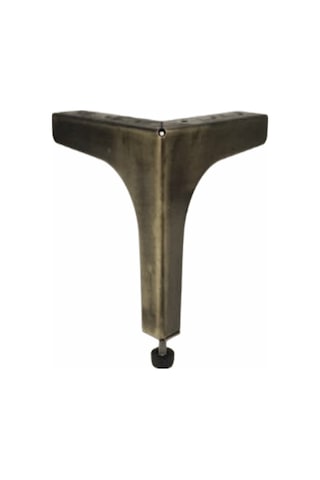 4 Adet Klas Ayak Metal 17 Cm Antik Mobilya Koltuk Ayağı Antik Sarı