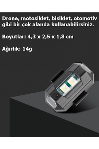 Nkt Group Bisiklet Drone Motosiklet Otomotiv Mini Çakar Led Lamba