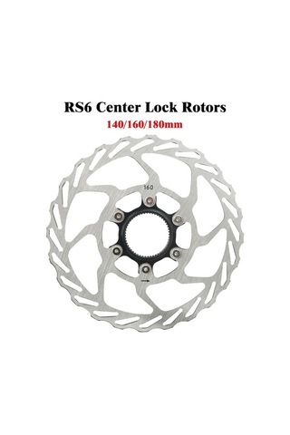 Ebitda Racework Rs6 Dağ Bisikleti Diskler, 160mm Gümüş, Orta Kilitli Gümüş