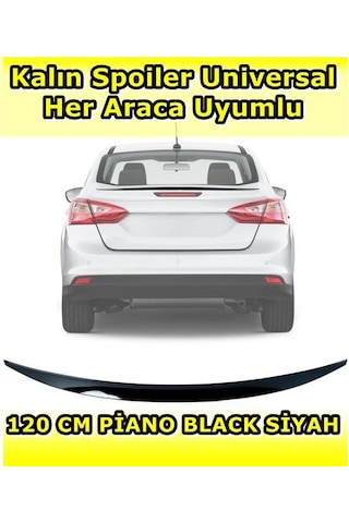 Opel Insignia  uyumlu Pianoblack Spoiler 120 cm