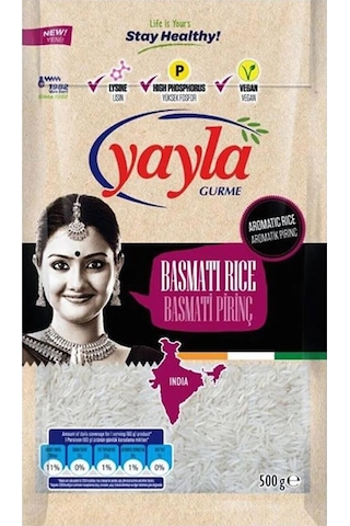 Yayla Basmati Pirinç 4 x 500 G