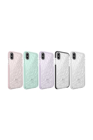 Goocamp Apple Uyumlu iPhone Xs Max 6.5 Kılıf Buzz Kapak - Pembe Pembe