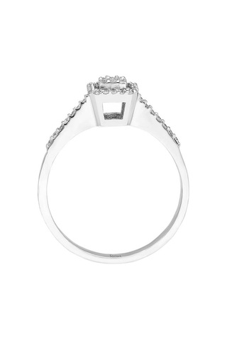 Sirius F Renk 0,20 Karat Baget Pırlanta Yüzük 0841R0038