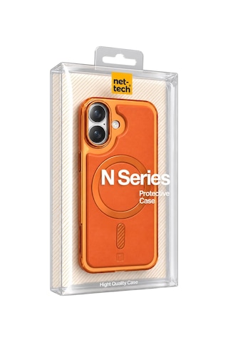 Nettech Apple İphone 17 Uyumlu Nt-n120 Deri Arka Koruma Kılıf - Siyah