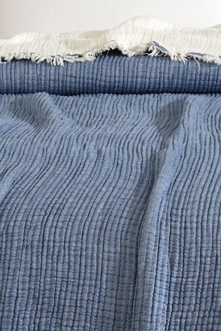 Varol 5 Katlı %100 Pamuk Müslin Yatak Örtüsü 230x240 Cm Lacıvert/cıftkısılık Lacivert