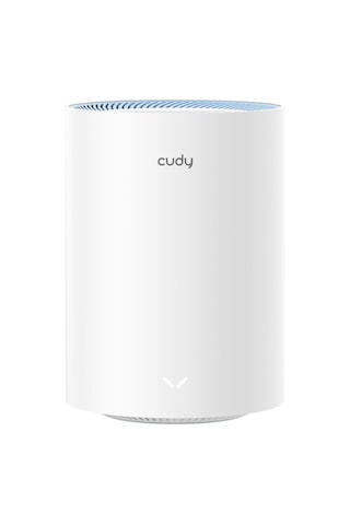 Cudy M1200 5GHz 867Mbps, 2.4GHz 300Mbps, 1 Port, 2XdBi anten, Wi-Fi Mesh Menzil Genişletici Router