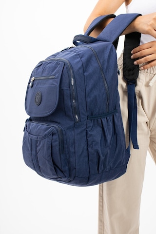 Ultra Hafif Çok Cepli Su Geçirmez Sırt Çantası Unisex Laci Model: 571-2e - Lacivert