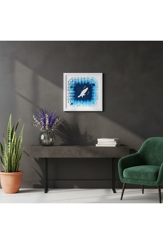 Blue Depths Katmanlı Duvar Tablosu 1 Adet