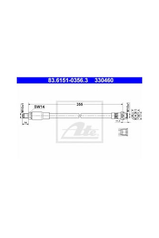 Bmw E38 Fren Hortumu Ön 7 Seri 1994-2001 Arası