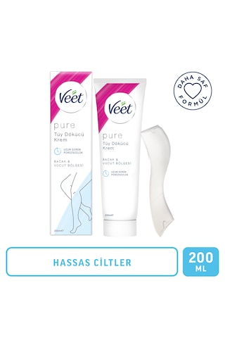Veet Pure Hassas Cilt Tüy Dökücü Krem 200 ML