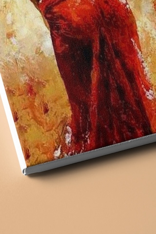 Webstyle Tutkulu Kadın Sayılarla Boyama Seti Kasnaklı 40x50 Cm