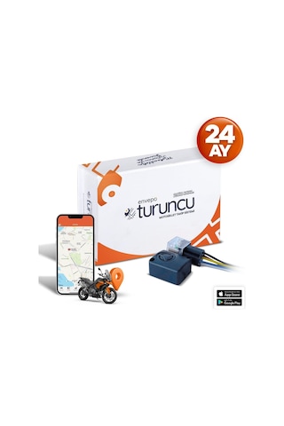 Turuncu Motosiklet Takip Cihazı 24 Aylık Ve Buzzer Cihazı - Mobil Araç Takip Cihazı