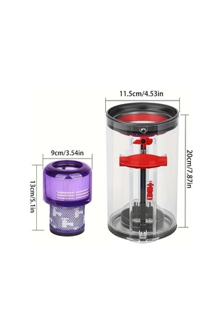 Fochsia 3pcs Toz Haznesi Aksesuar Seti V15 Ve V11 İçin Yedek Toz Haznesi Ve Filtre 970050 01 965443 01