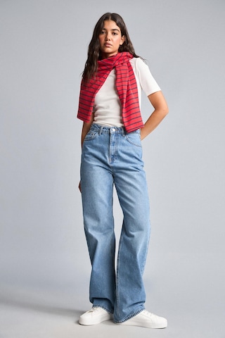 Defacto 90s Wıde Leg Pantolon H6904ax26aunm28 Mavi-nm28