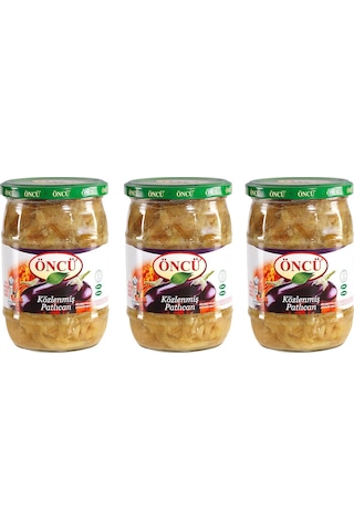 Öncü Közlenmiş Patlıcan 650 Gr X 3 Adet
