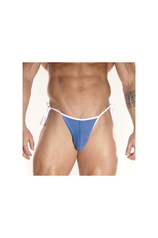 Don Moris Transparan Yandan Bağlı Erkek Slip (504390686) Mavi