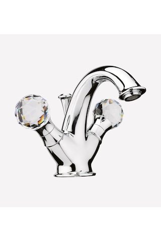 İtalyan Webert Karenina Lavabo Bataryasi Krom-swarovsky Taşli