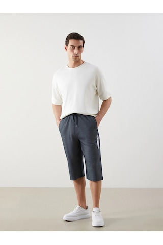 Lc Waikiki Lcwaıkıkı Classic Lacivert Standart Kalıp Erkek Bermuda Şort New Navy