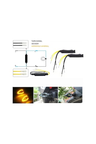 Dc12v 21 W Led Direnç Dekoder Motosiklet Dönüş Sinyal Işığı