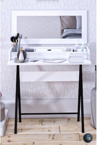 Dekorfim DF02105B Aynalı Makyaj Masası