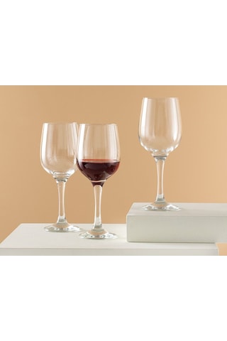 Palma Cam 3'lü Kadeh 395 Ml Şeffaf