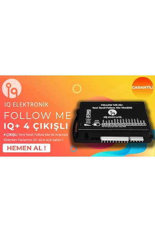 Followme Home 4 Çıkış Far Ve Sis Karsilama Ugurlama Modülü Iq